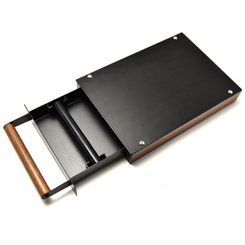 001 Coffee Knock Box Drawer Stainless Steel Pull-Out Style Coffee Grounds Powder Container Bin 001 Coffee Knock Box Drawer Stainless Steel Pull-Out Style Coffee Grounds Powder Container Bin